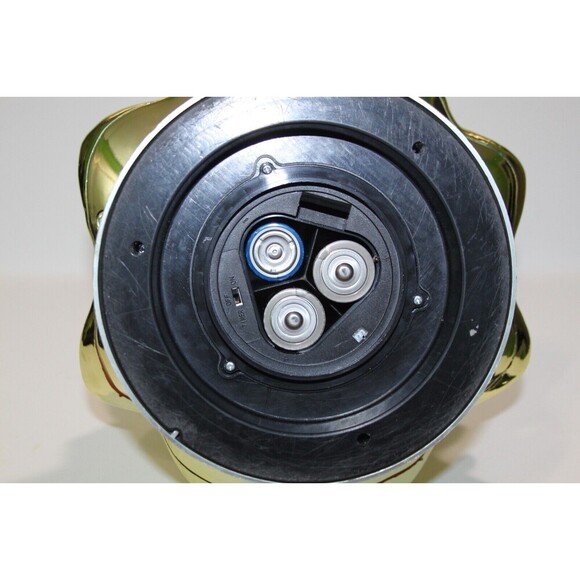 Mr. Christmas Gold Metallic Lights Up Plastic Tree Ornament Battery Works 14"x6" - Picture 10 of 11